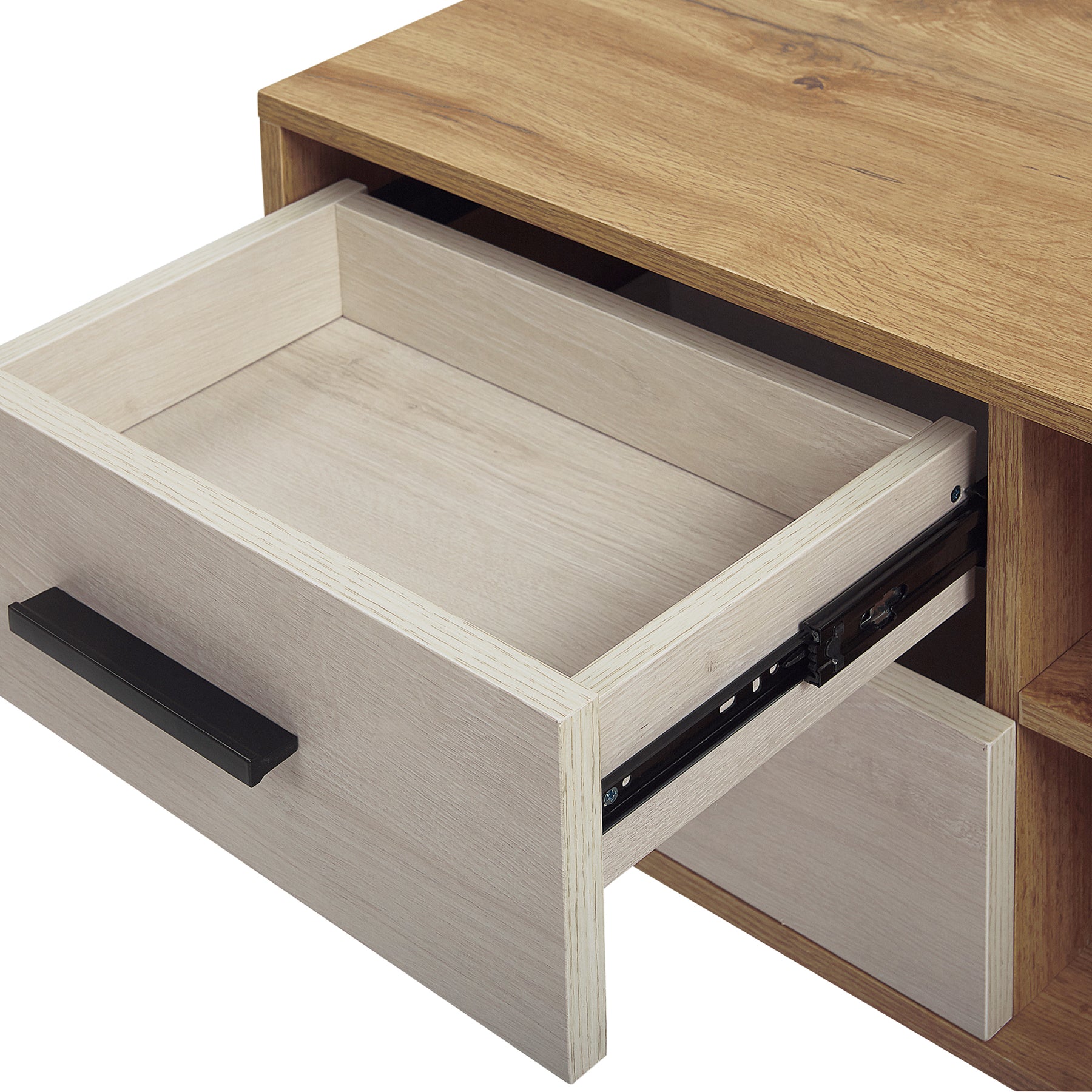 Beliani - FLORIDA  - TV-meubel - Lichte houtkleur - MDF