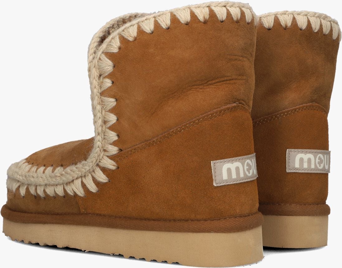 cognac mou vachtlaarzen eskimo 18 glitter logo