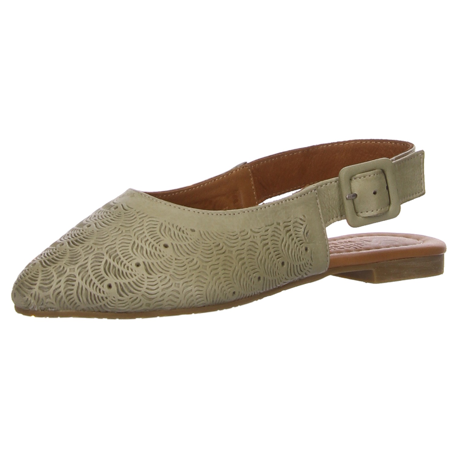 elbandi Slingpumps olivgrün grün