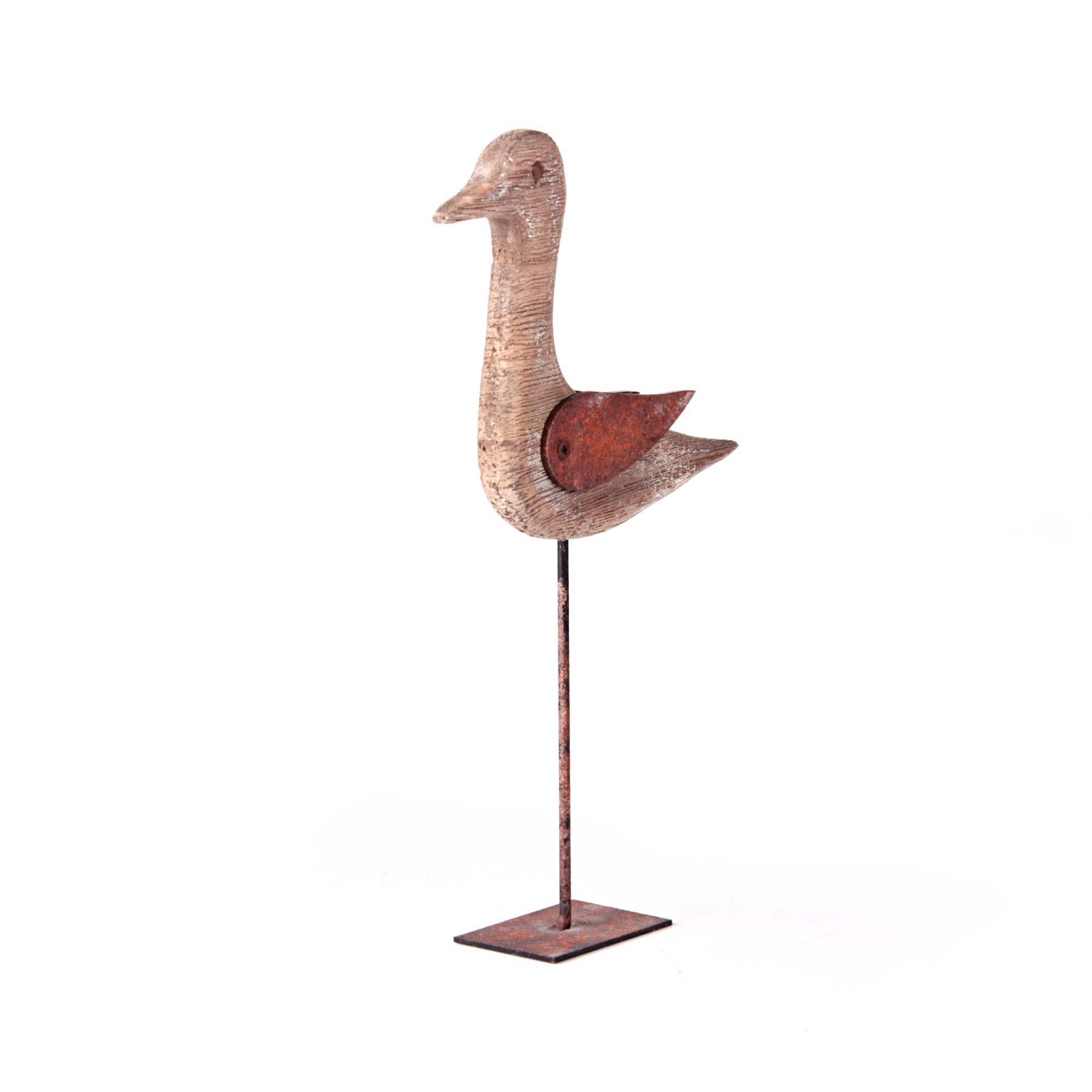 Ente, mit Standfuß, H 23,5 cm, B 14,5 cm, L 4 cm von fischer's lagerhaus