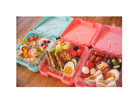 KLARSTEIN - Bento - Lunch Box Lunch box - schmatzfatz easy snack - pour enfants - 4 compar...