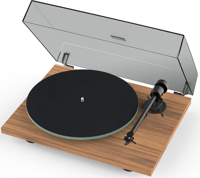 Pro-Ject T1 Evo - Walnoot - Platenspeler