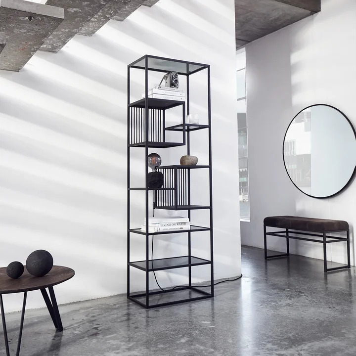 Muubs - Bronx Bank L, 135 x 45 cm, Eisen, schwarz