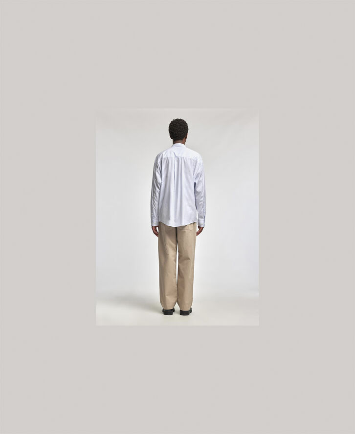 Annarr ANRRELAXROAR-POPLIN SHIRT LS Cashmere blue/skyway/white