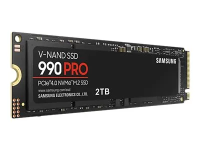 Samsung 990 PRO MZ-V9P2T0BW - SSD - krypteret - 2 TB - intern - M.2 2280 - PCIe 4.0 x4 (NVMe) - 256-bit AES - TCG Opal Encryption 2.0