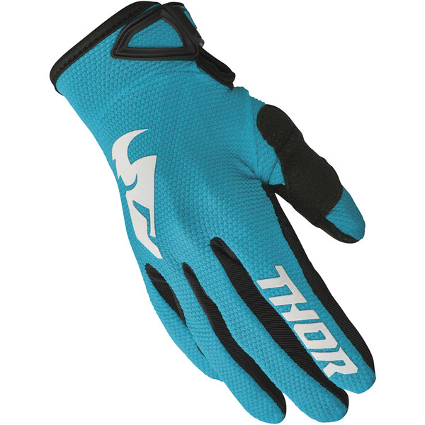 Thor Motocross - Gants femme Sector Turquoise / Blanc