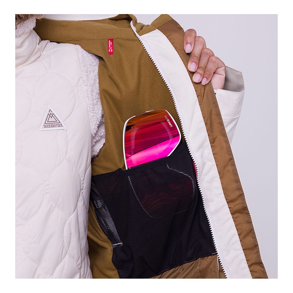 686 SMARTY SPELLBOUND - Veste ski Femme birch geo jacquard