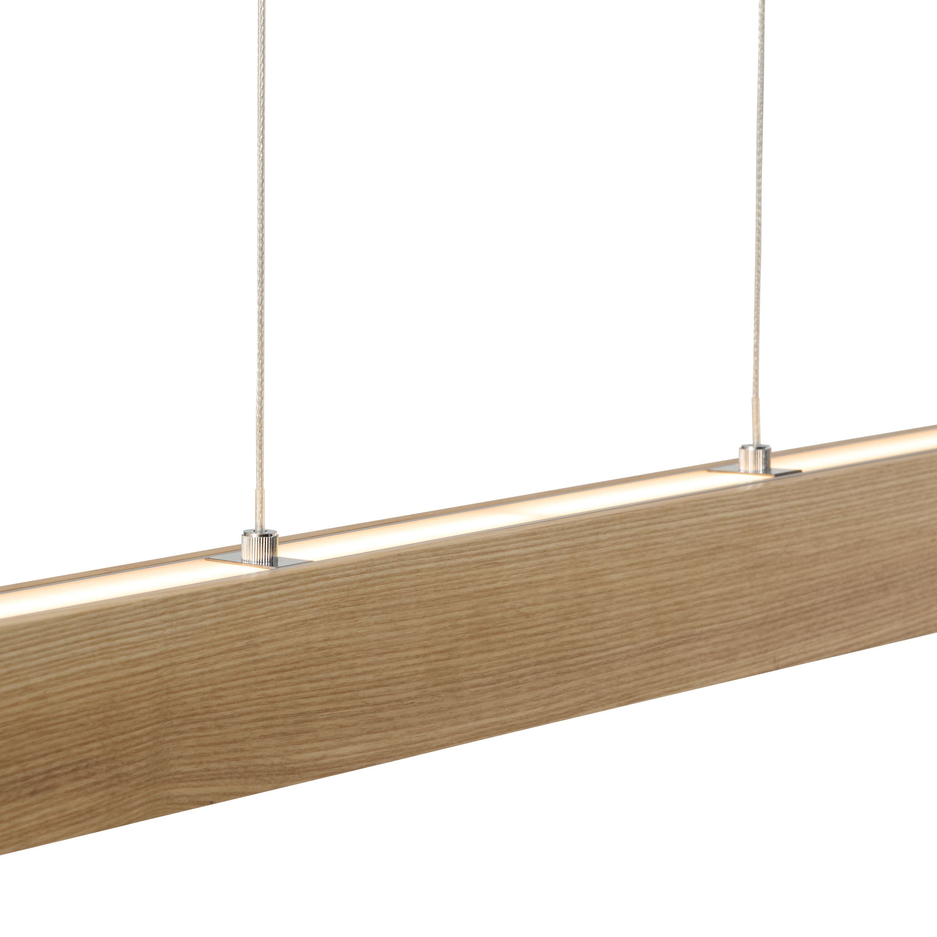 LIGA Hängeleuchte - Natur / B: 132.0 cm x T: 5.0 cm