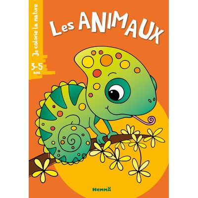 Je colorie la nature (3-5 ans) - Les animaux (Caméléon)