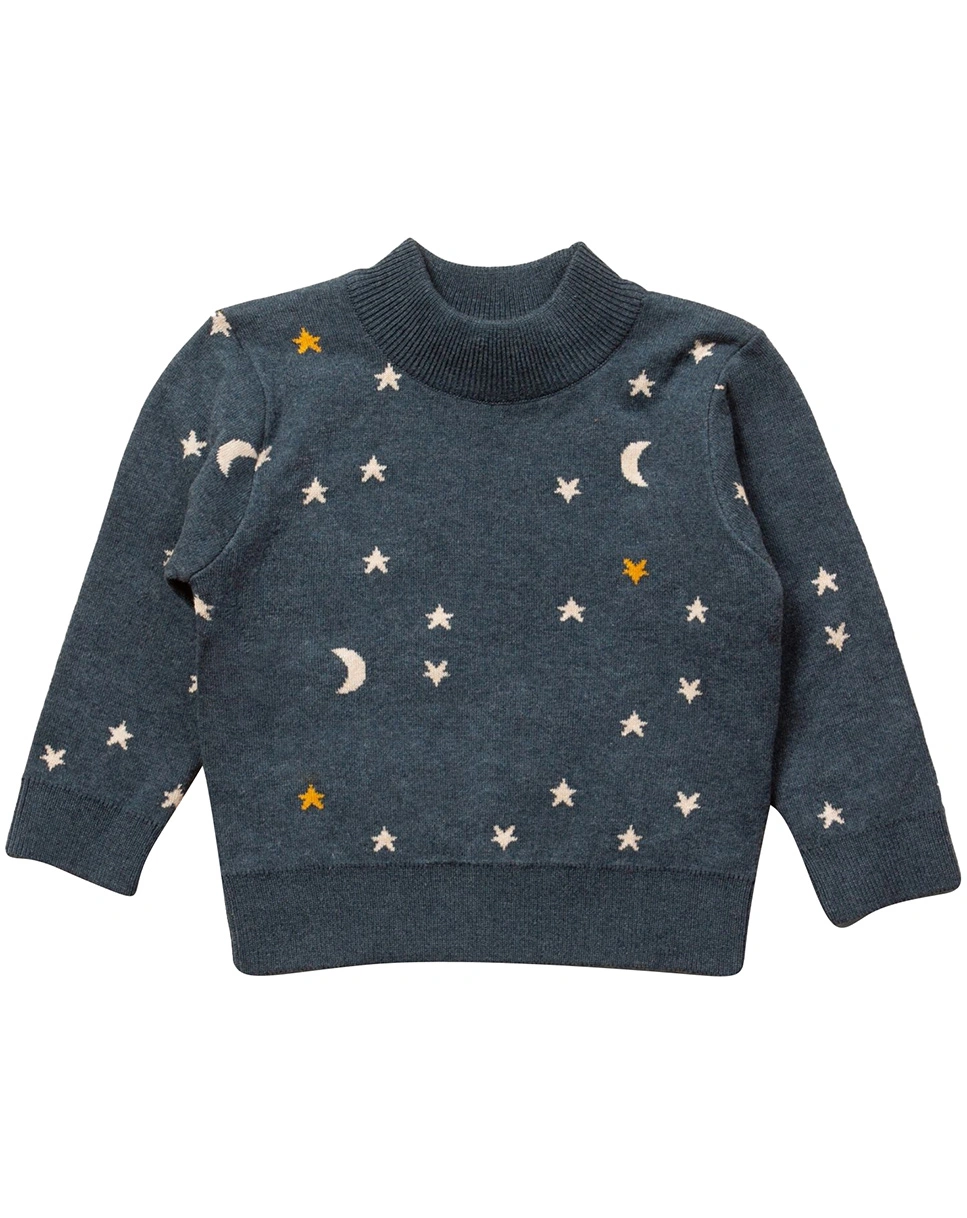 Strickpullover ANOTHER GOLDEN STARS in navy
