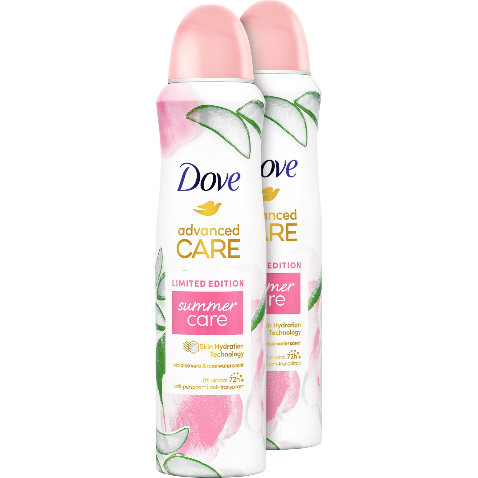 Dove Anti-Transpirant Spray Advanced Care Summer Care 2 x 150 ml
