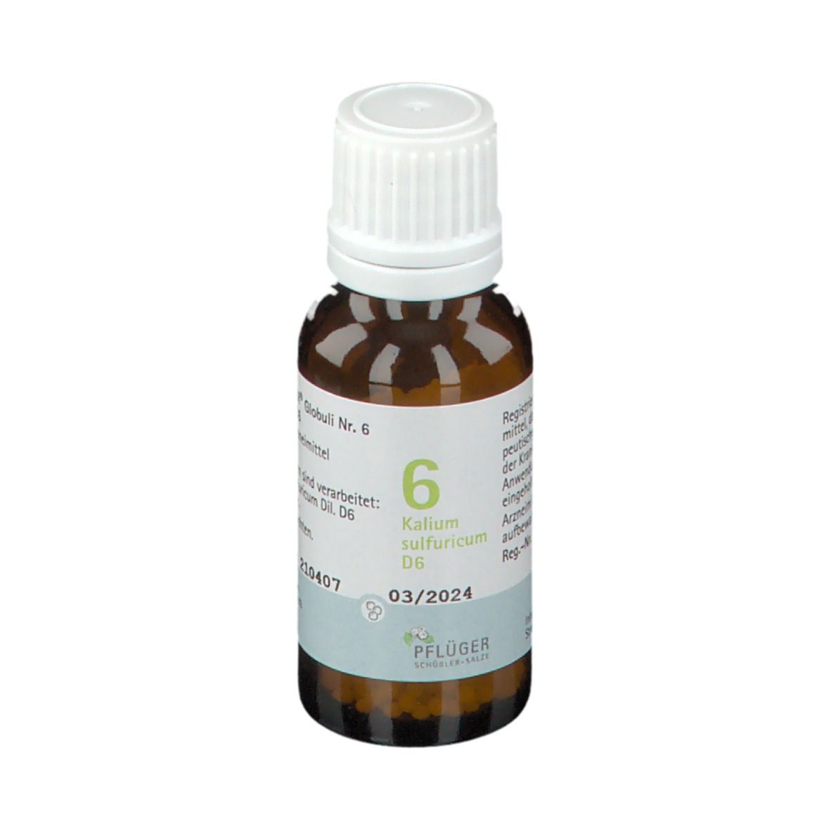 BIOCHEMIE PFLÜGER® Nr. 6 Kalium sulfuricum D 6