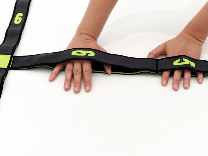 SISSEL Octocore Anthrazit/Gelb Fitnessband