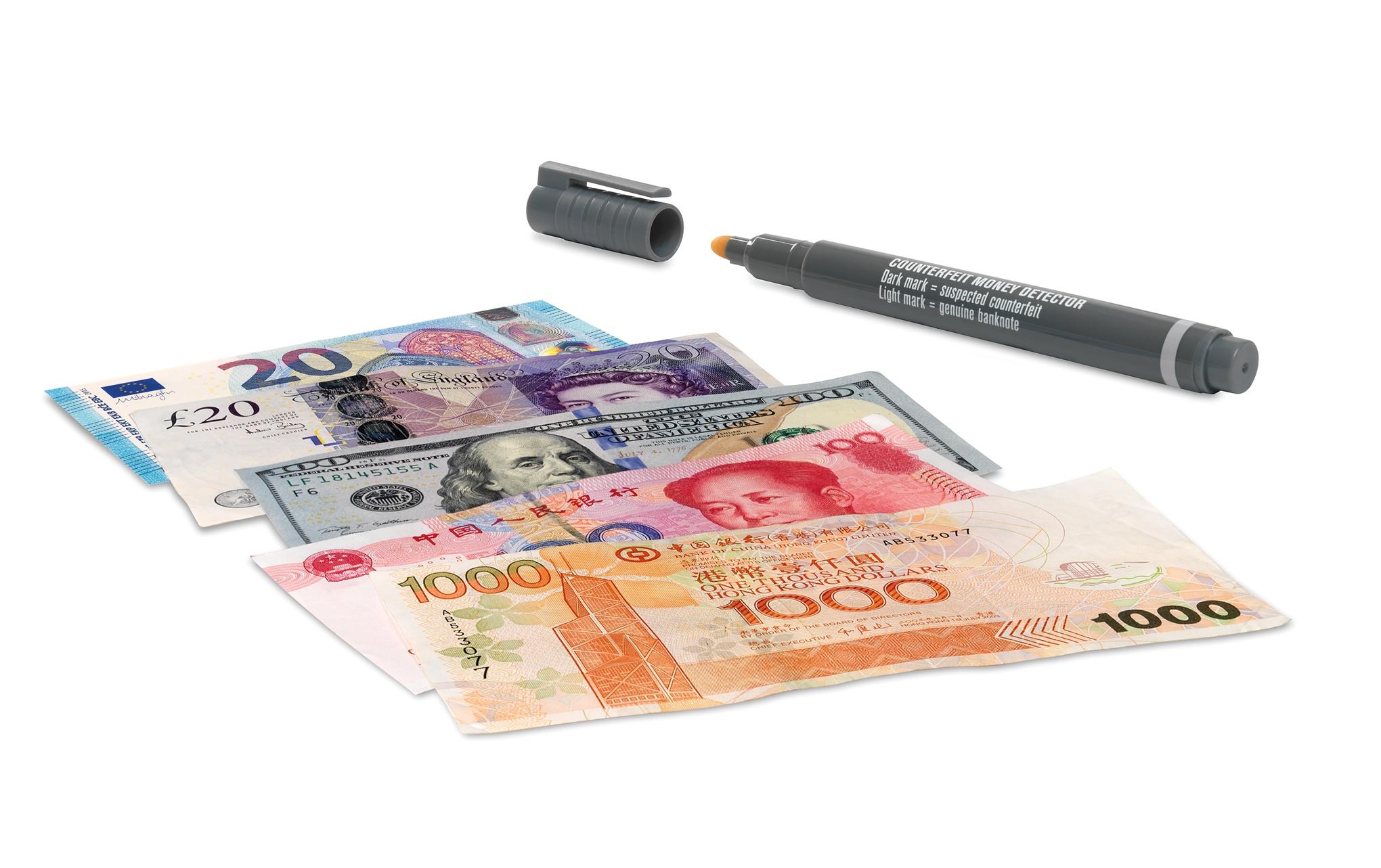 Geldscheinprüfer SS30 für Banknoten, 20 StückFalschgeld Prüfstift