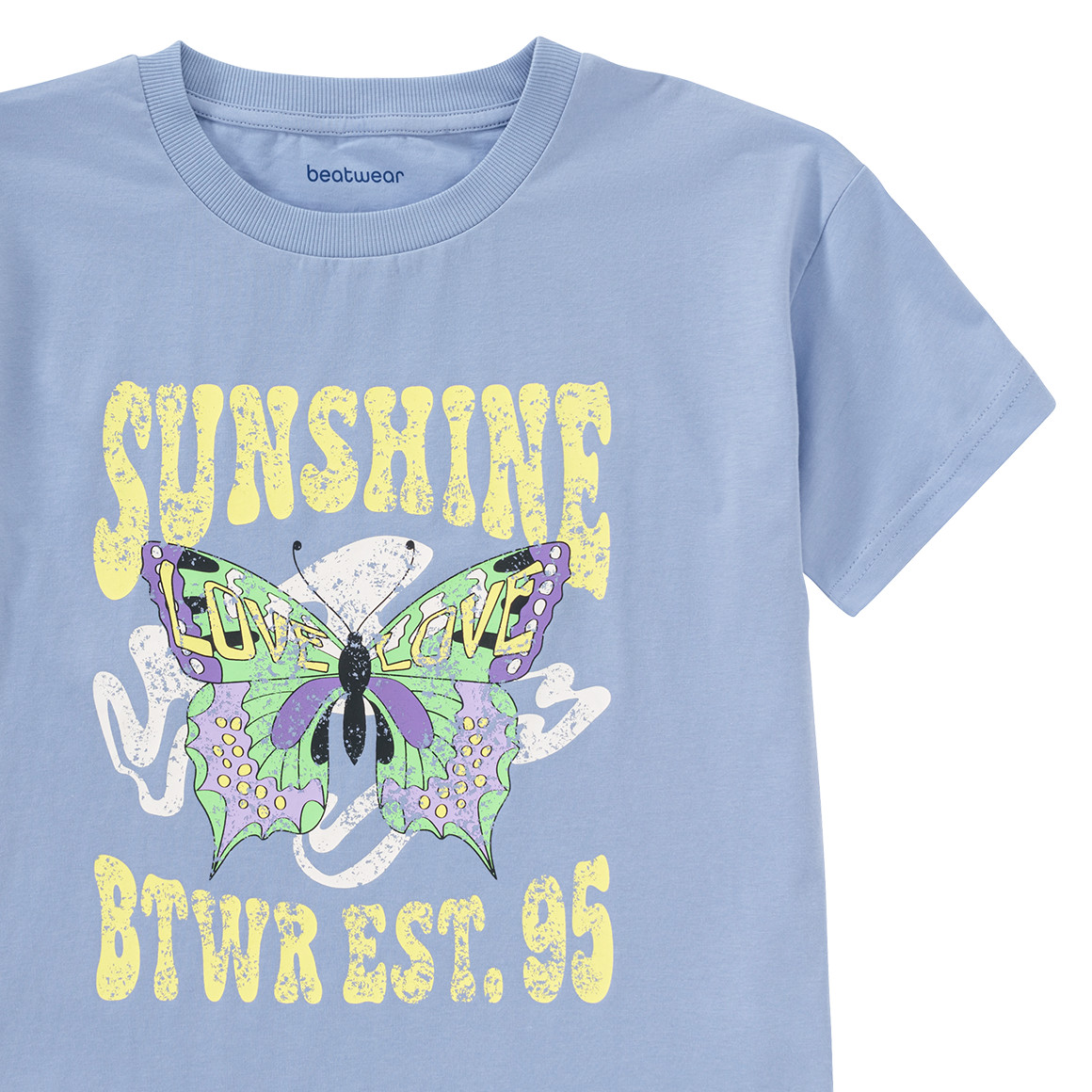 Beatwear Mädchen T-Shirt mit Print hellblau