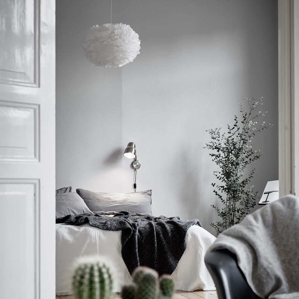 Hanglamp EOS Mini Ø35cm + koordset wit Lichtgrijs
