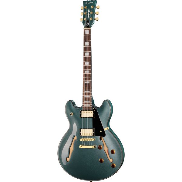 Harley Benton HB-35Plus Gun Metal Blue
