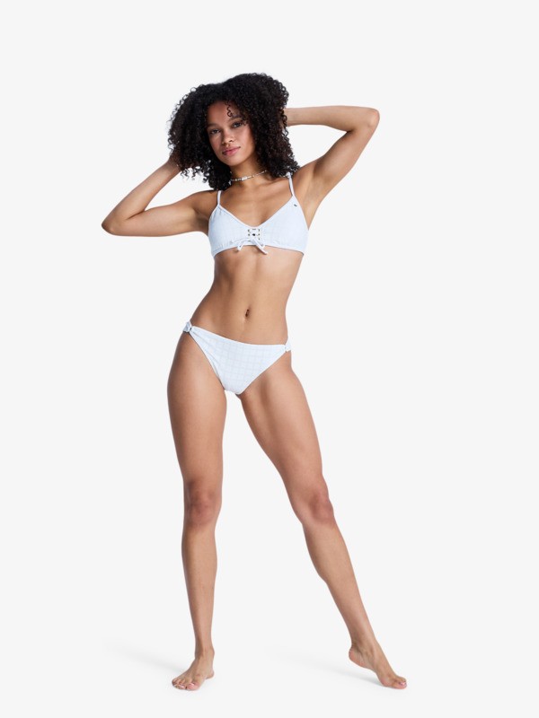 Roxy Island Cheeky Bas de bikini culotte brésilienne Blanc Femme
