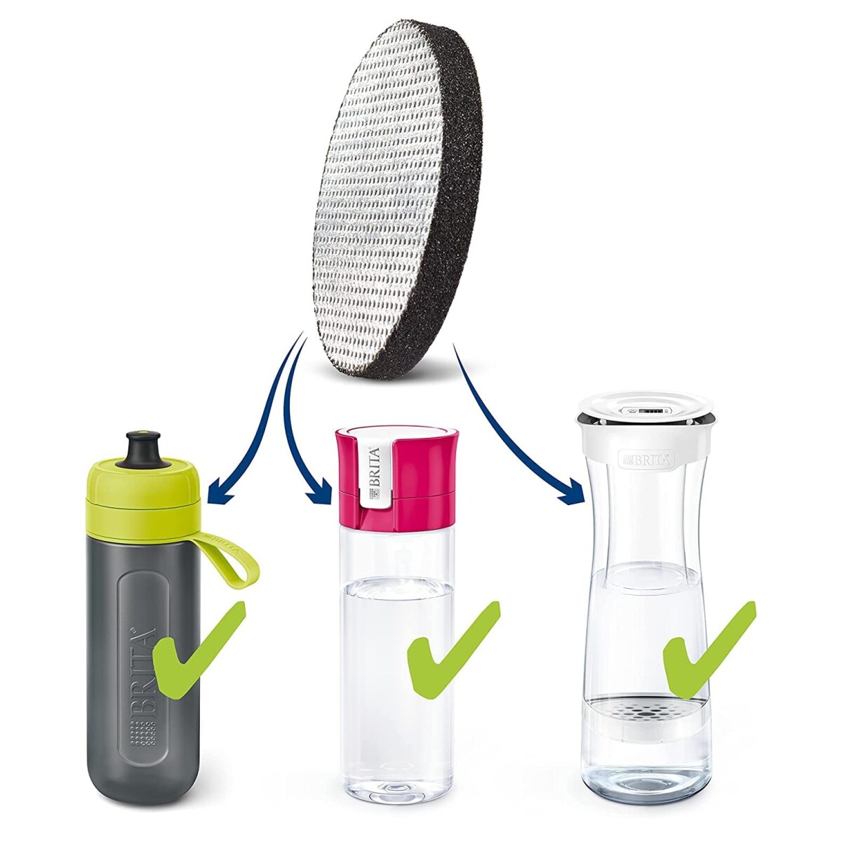 Brita Micro Disk 3er Wasserfilterkartuschen