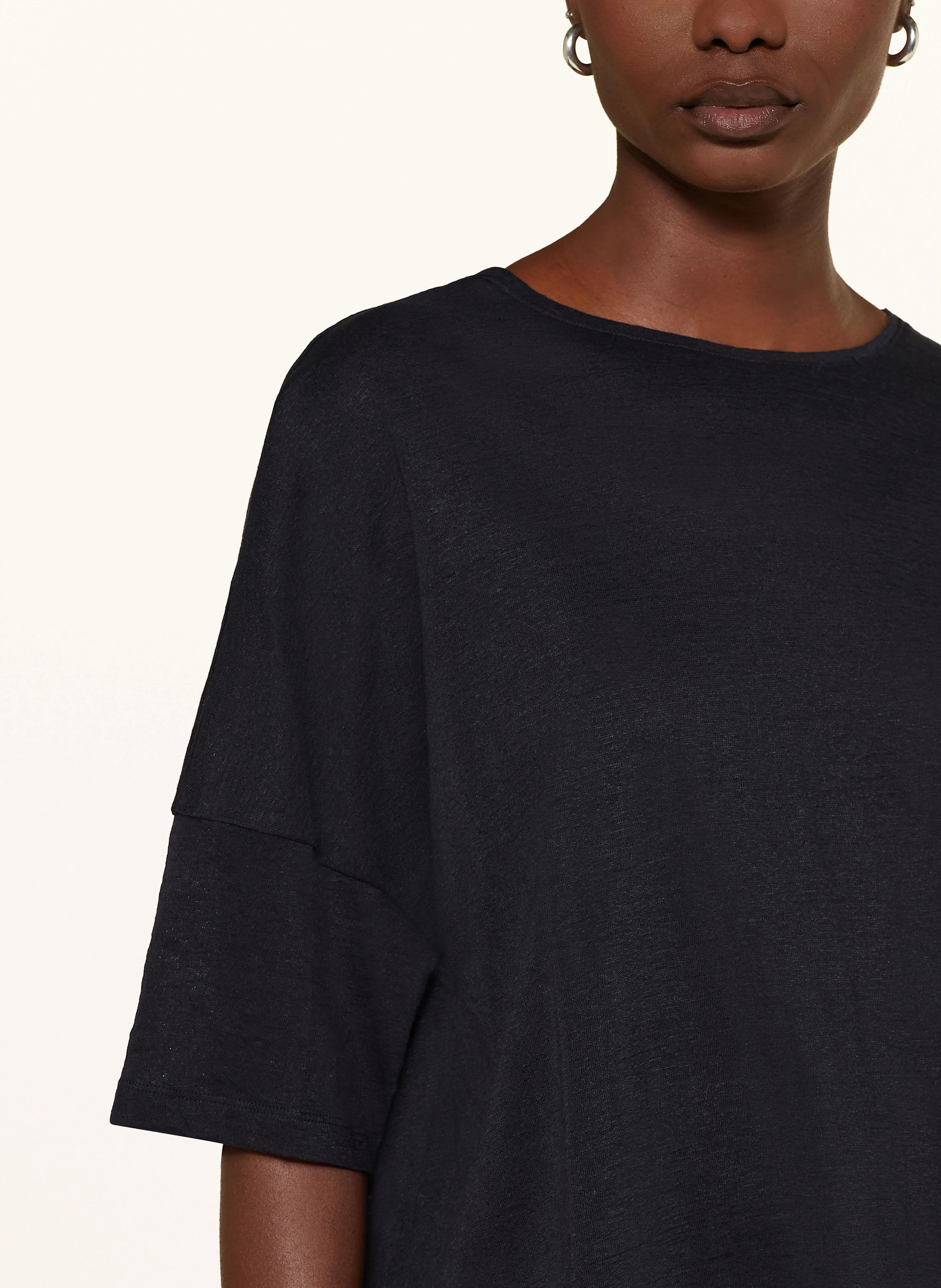 DRYKORN Pullover KUSIA aus Leinen mit 3/4-Arm