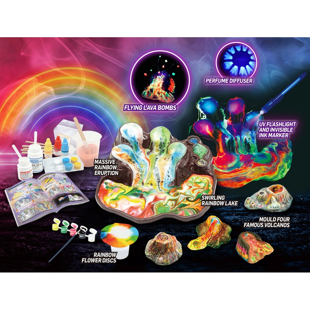 Wild Science Regenbogenvulkan Lava-Labor