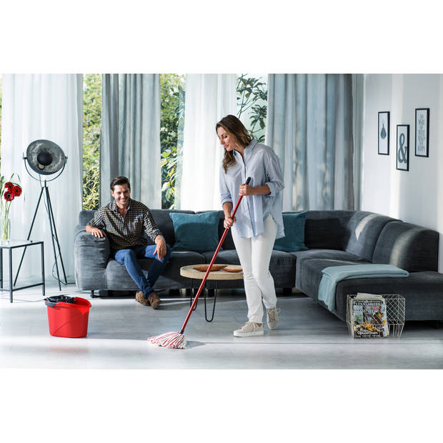 Vileda Supermocio Microfiber & Power - Vloerwisser systeem - Telescopisch steel