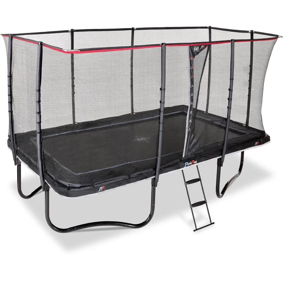EXIT PeakPro Trampolin 244 x 427 cm - schwarz