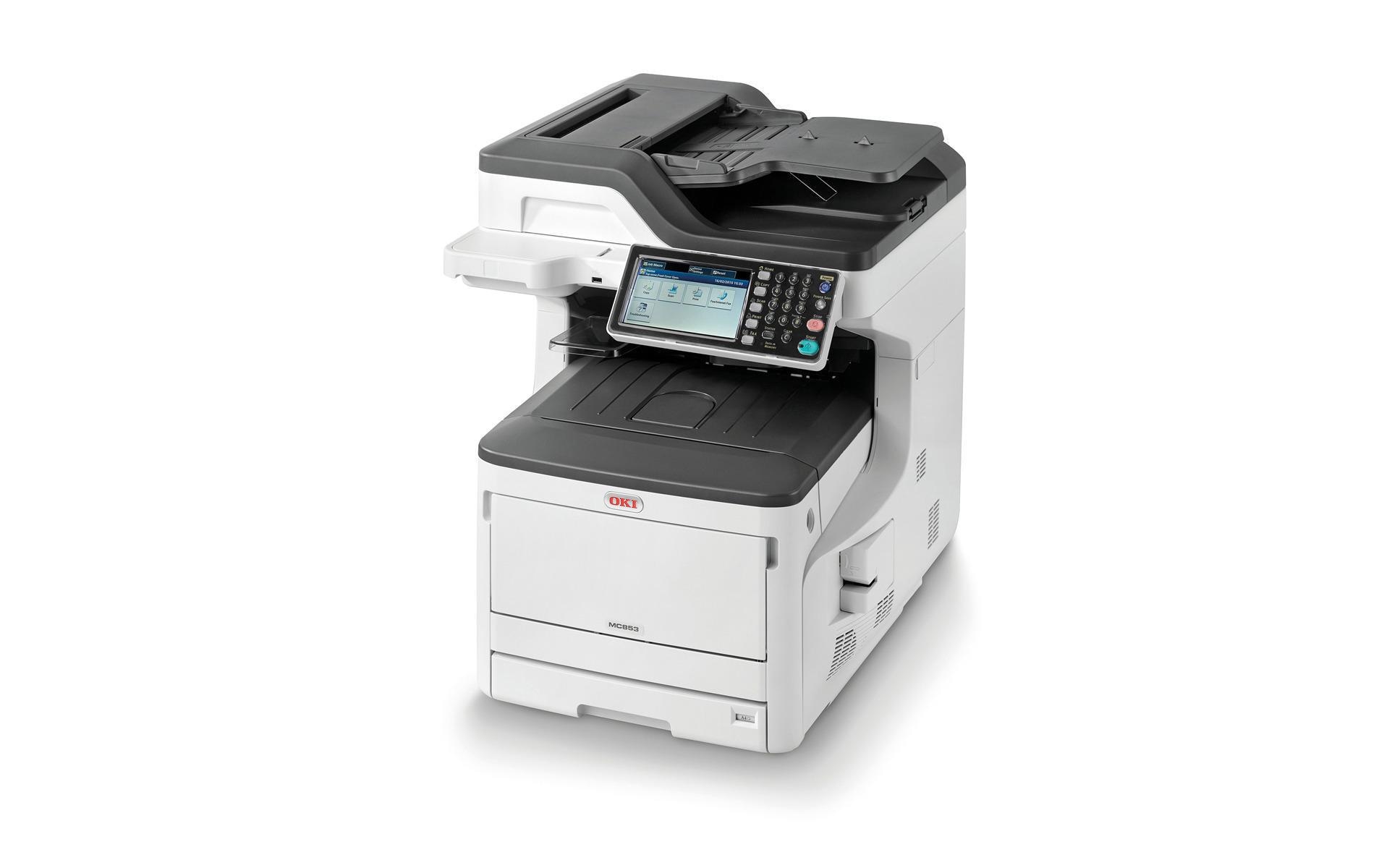 Multifunktionsdrucker MC853dn<br>4-in-1-LED-Farblaser-Multifunktionsdrucker für kleine Arbeitsgruppen
