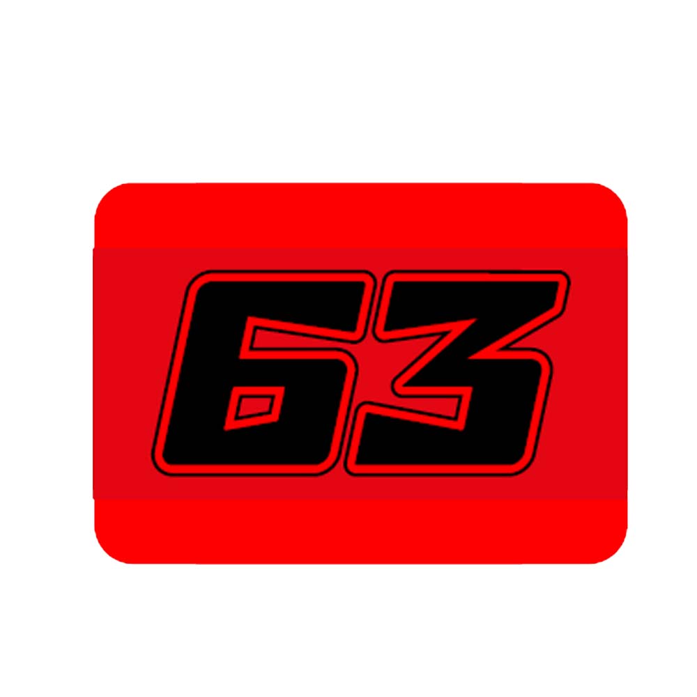 ducati - Manchette Bagnaia 63 Rouge