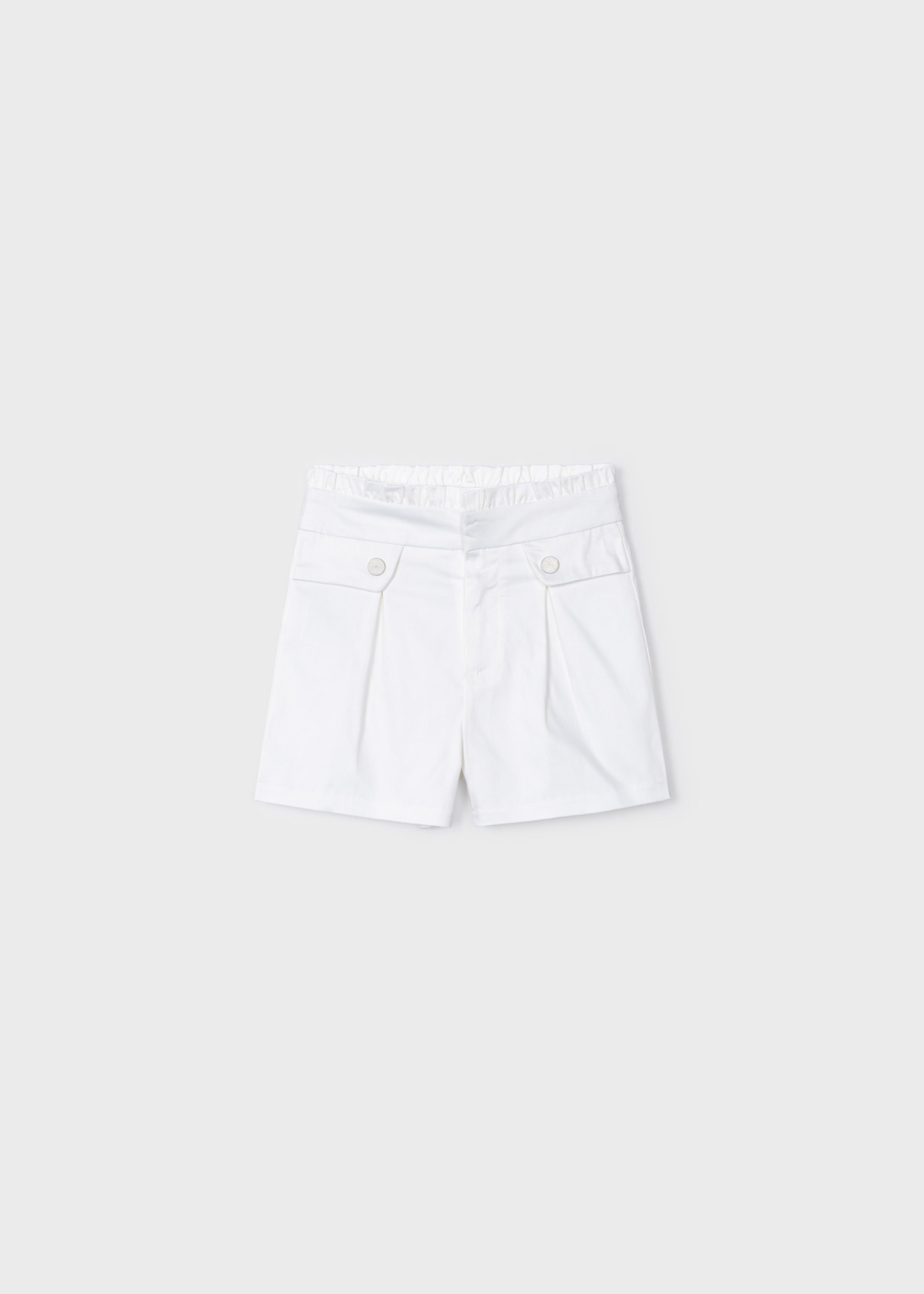 Calções de algodão acetinado para meninas