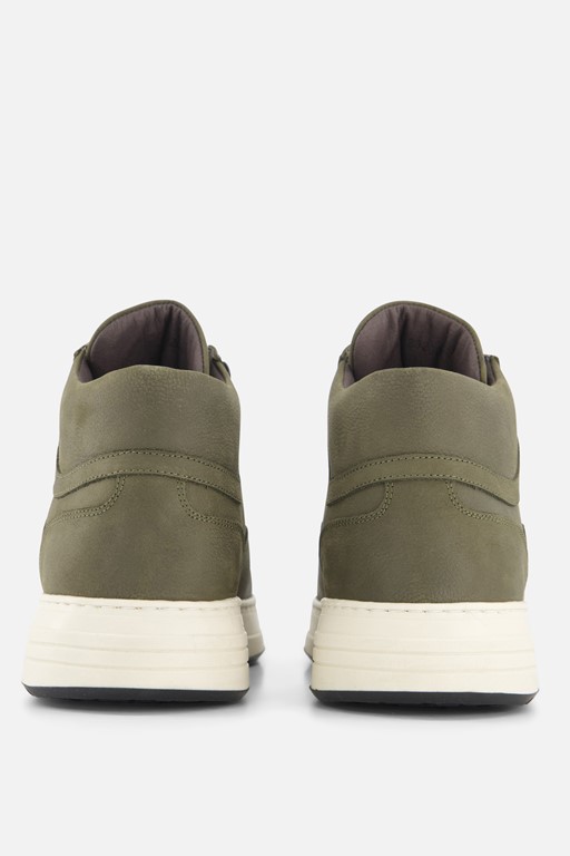 Cycleur de Luxe Drapeau Sneakers groen Leer