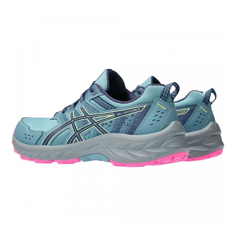 Asics GEL-VENTURE 9 - Chaussures trail Femme gris blue/deep ocean
