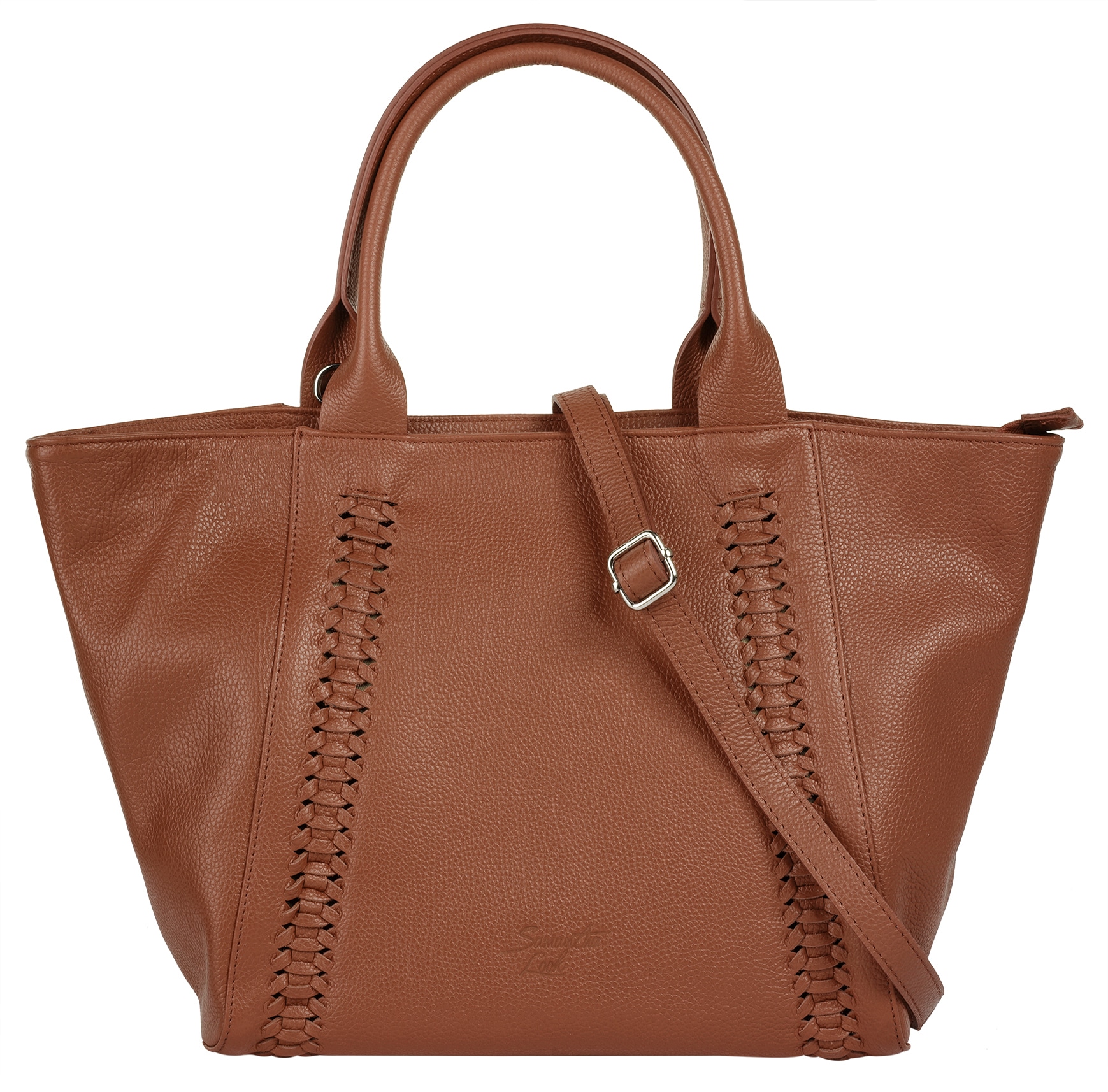 Samantha Look Shopper echt Leder, Made in Italy