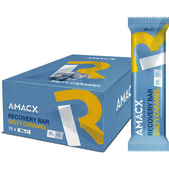 Amacx Recovery Bar Salty Caramel 12x55g