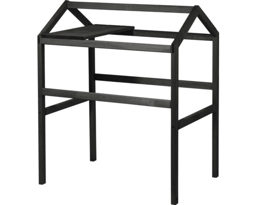 dobar Kubus plantentoren 75 x 54 x 91,5 cm antraciet