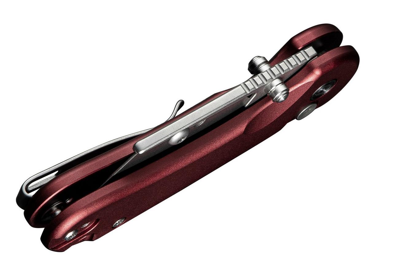 Civivi Elementum Utility C23039B-5 Burgundy Aluminium, Stonewashed Blade Holder, Plain 6Cr Blade, utility zakmes