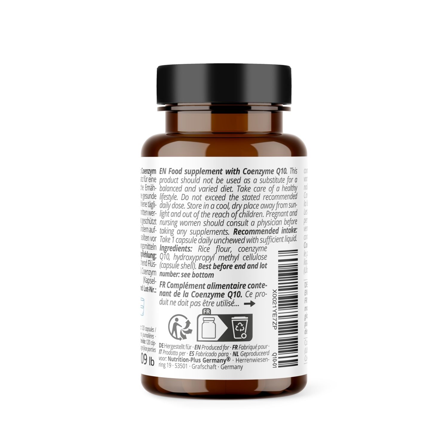 Nutri+ Coenzym Q10 Kapseln 100 mg Ubichinon