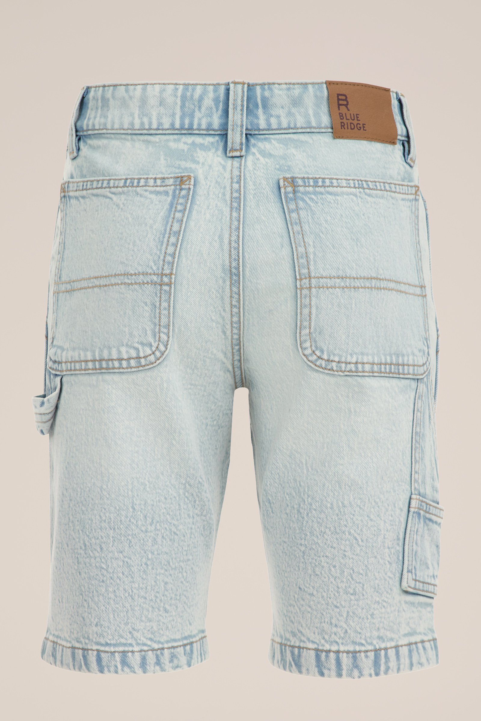 Jongens regular fit denim short met stretch Blue Ridge Lichtblauw