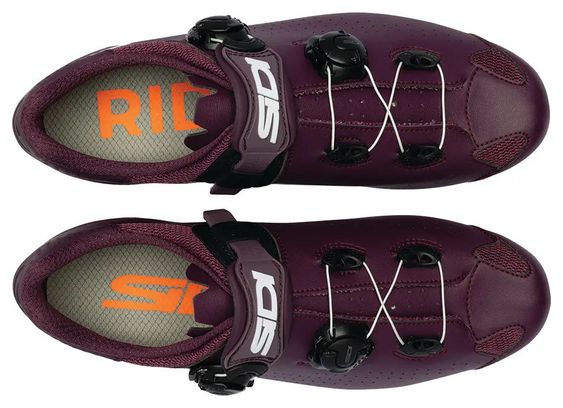 Chaussures de Route Sidi Genius 10 Femme Bordeaux