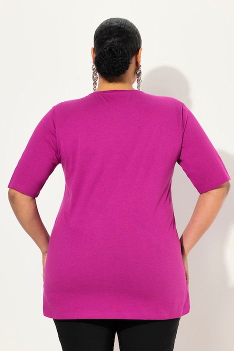 T-Shirt, Rundhalsausschnitt, Relaxed, Halbarm