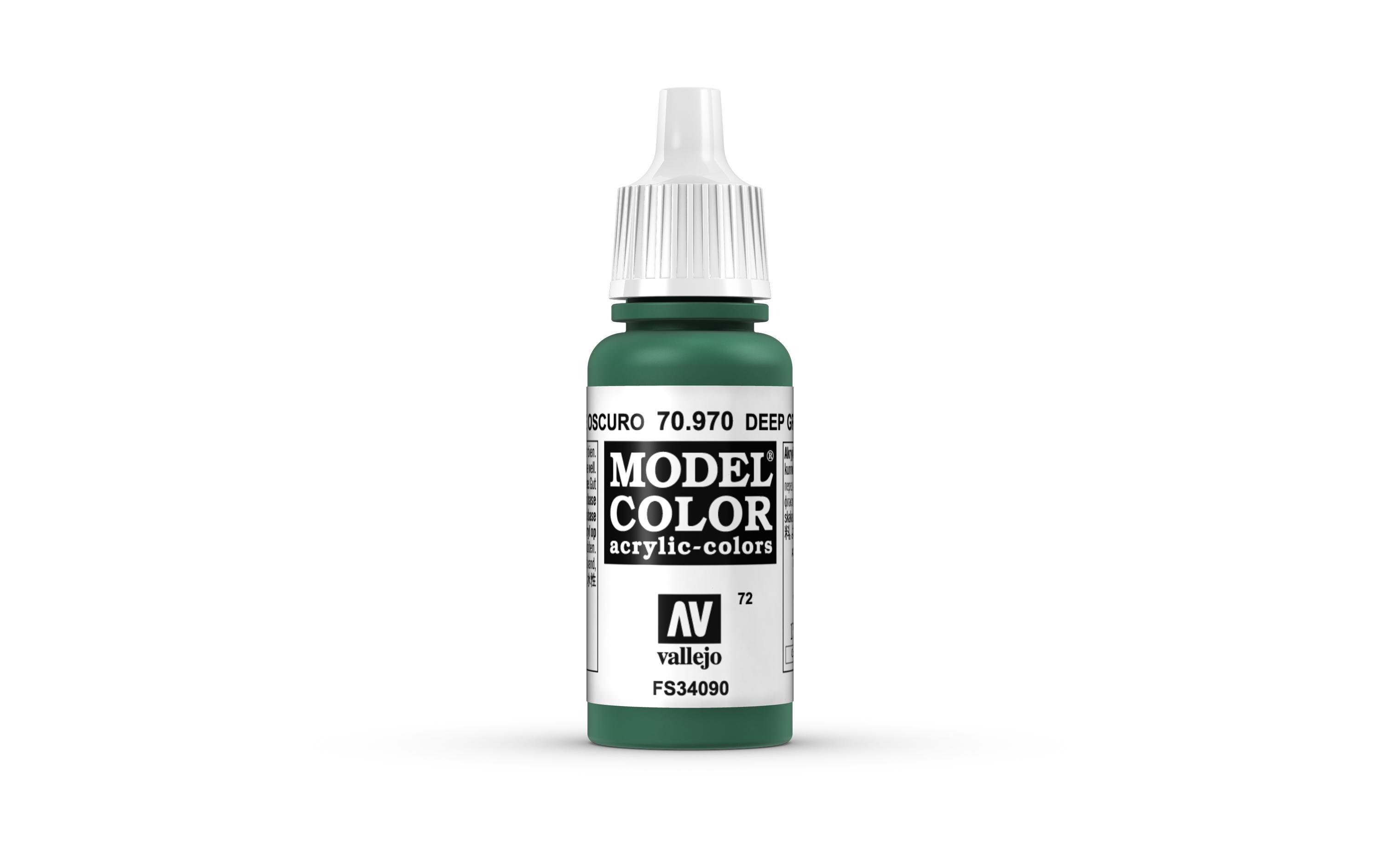 Acrylfarbe Matt, Dunkelgrün 17 mlModel Color Deep Green