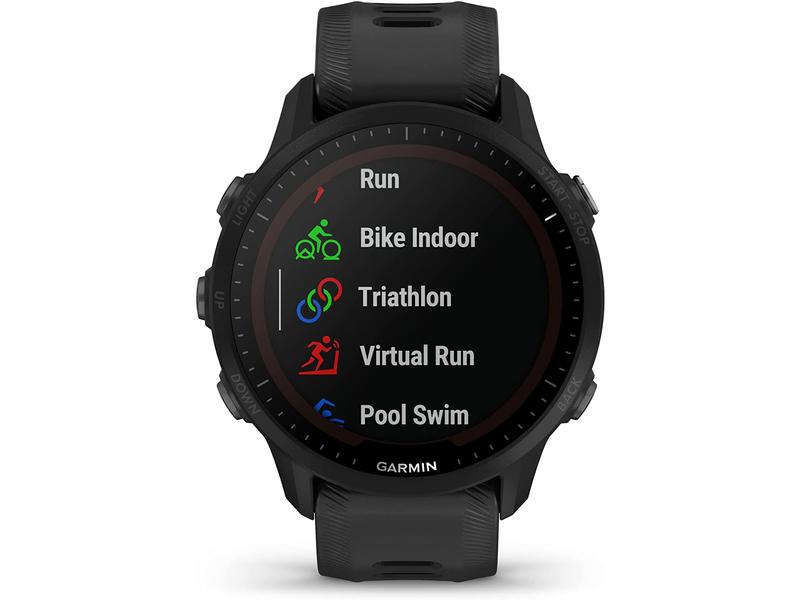 GARMIN Sportuhr Forerunner 955 Solar Schwarz/Schwarz Multipsortuhr