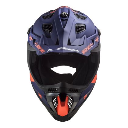 Casque cross LS2 MX700 - SUBVERTER EVO - CARGO 2023 - Bleu / Orange