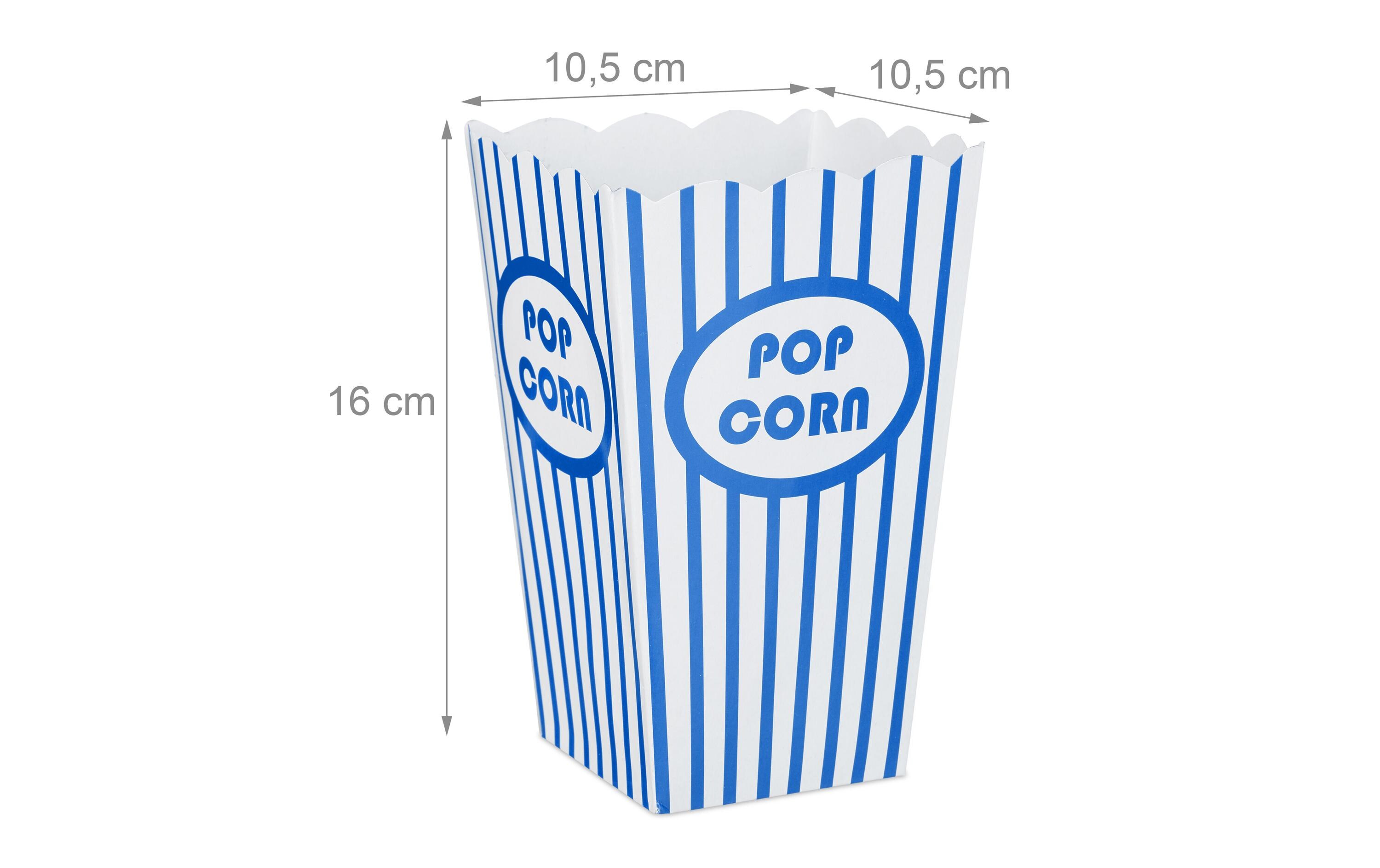 Fingerfood-Schale Blau/Weiss 48 StückPopcorntüten