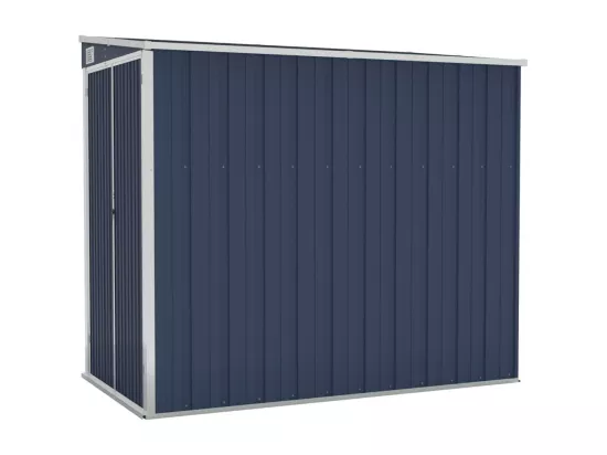 Abri de jardin mural Anthracite 118x194x178 Acier
