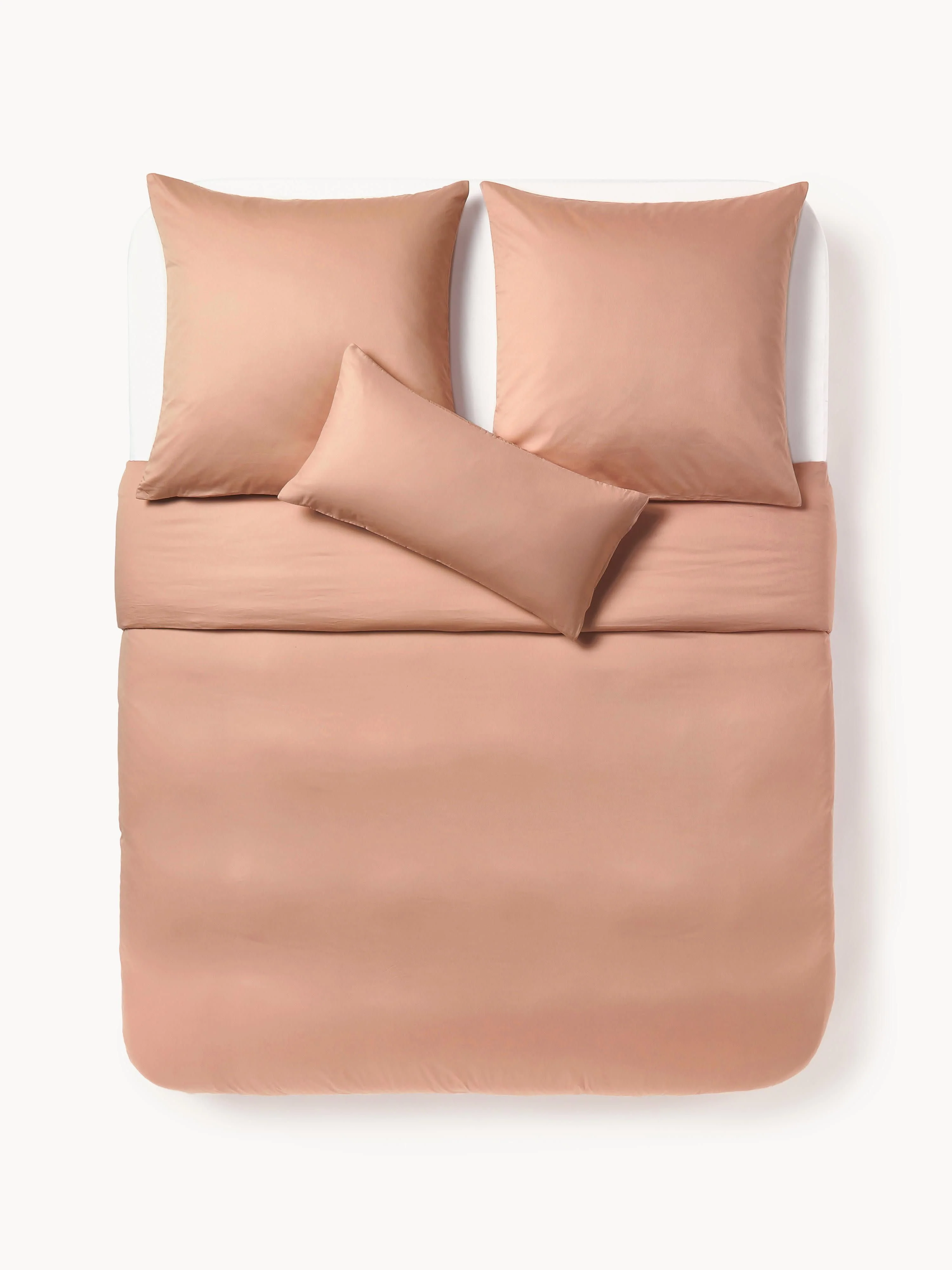 Katoensatijnen dekbedovertrek Comfort