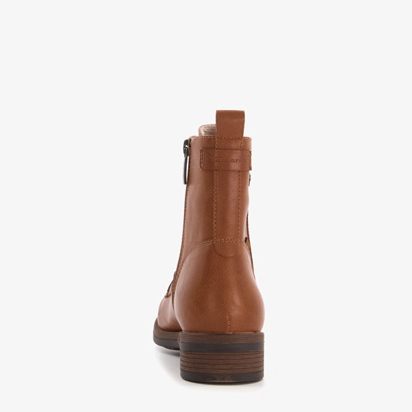 Tamaris dames veterboots cognac