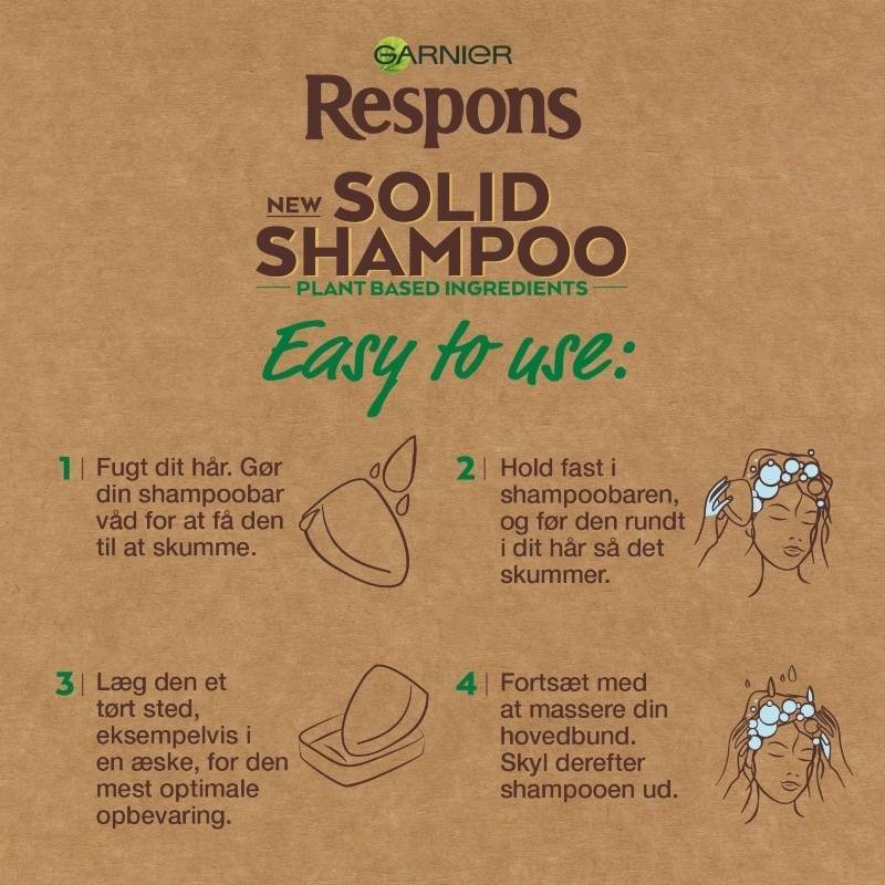 Garnier Respons Solid Shampoo Honey Treasures 60 gr.