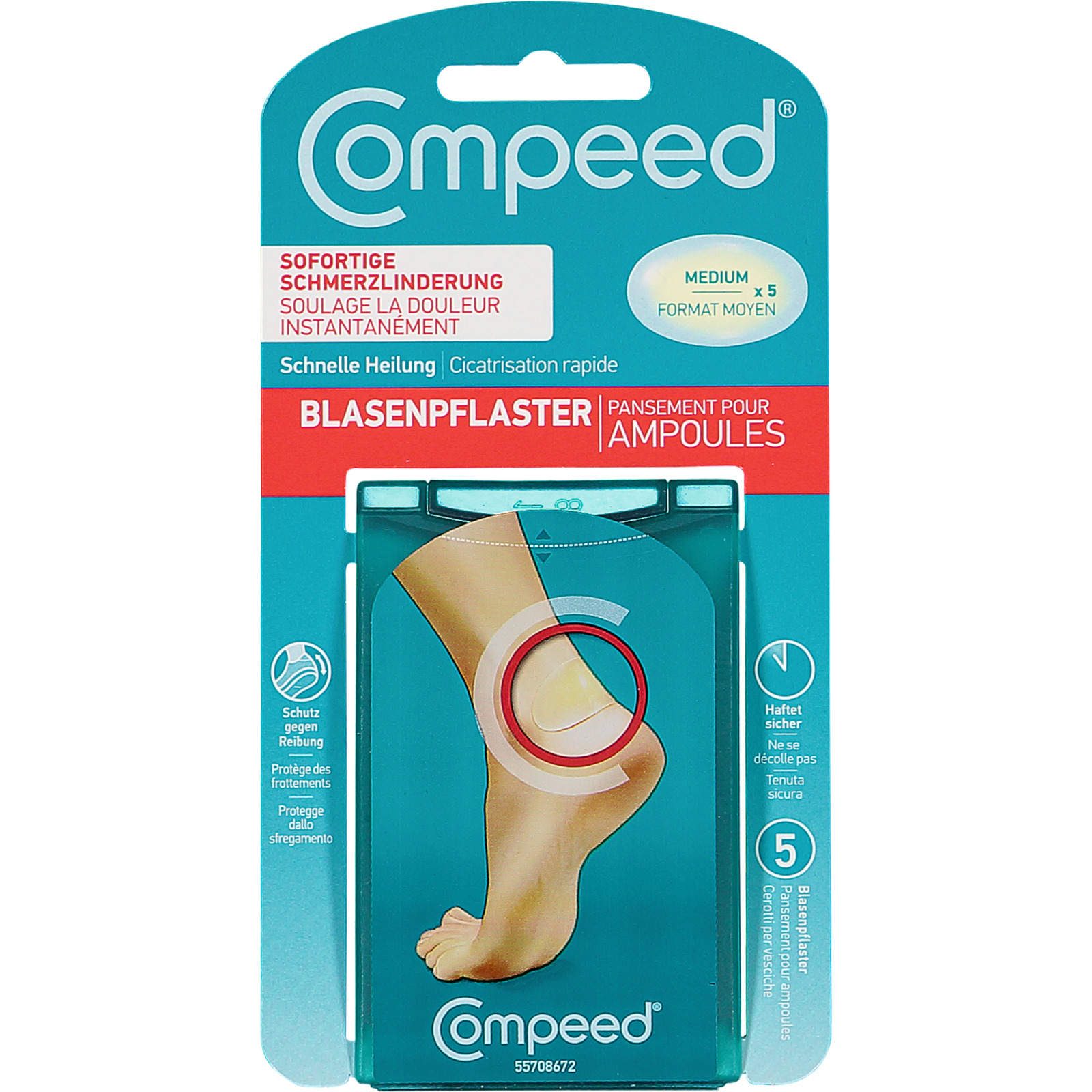 Compeed Blasenpflaster Medium 5 Stück