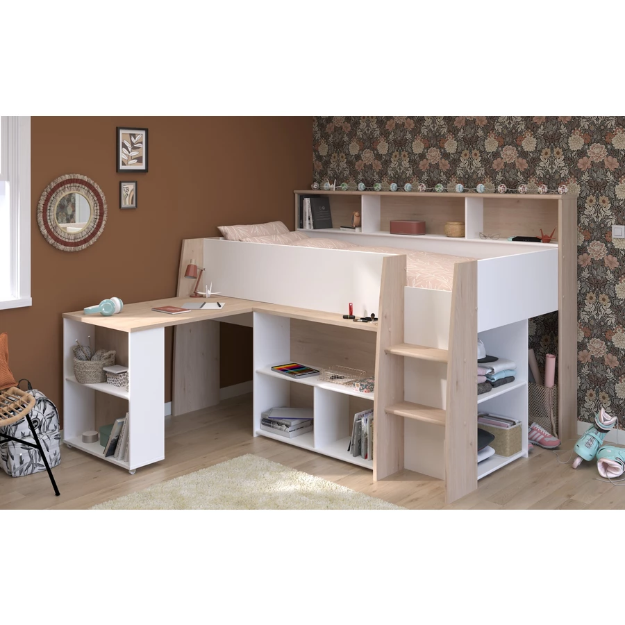 Parisot Hochbett Lucas Japanische Eiche Japanische Eiche